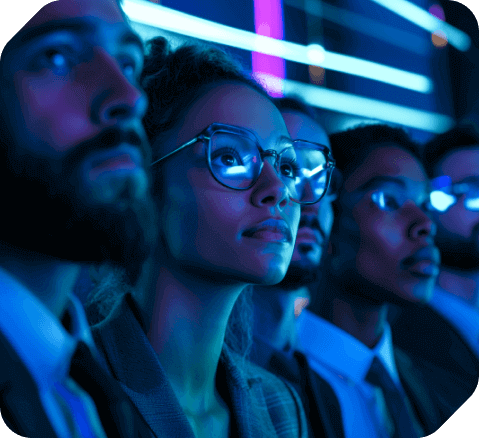 Ilustração de um painel de relatórios